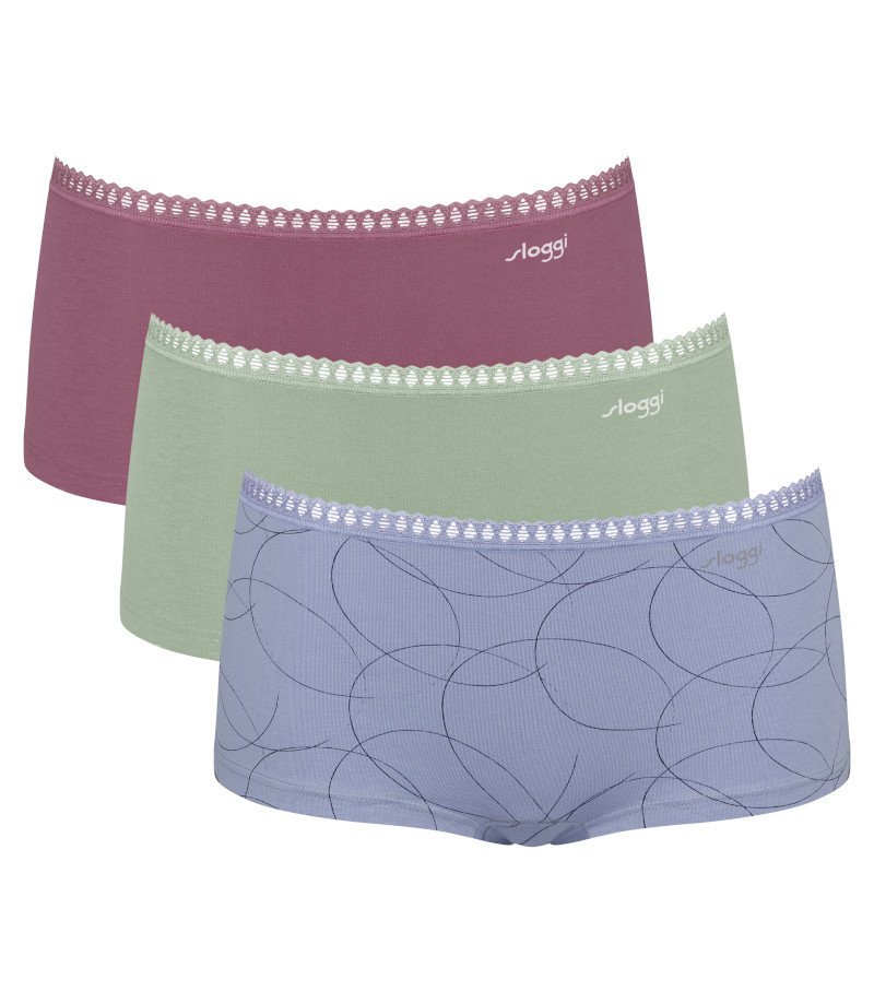 3 x Majtki damskie sloggi GO Crush Short C3P-M