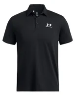 Koszulki męskie - Koszulka męska polo UNDER ARMOUR Icon czarna - miniaturka - grafika 1