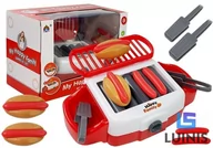 Zabawki AGD - LEANToys Zabawkowy Grill do Hot Dogów na baterie BBQ 5101 - miniaturka - grafika 1