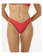 Stroje kąpielowe - Majtki kąpielowe RIP CURL V 80 High Skimpy Leg czerwone S - miniaturka - grafika 1