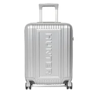 Walizki - Walizka kabinowa Hunter CEO-HUNTER-S-002-08-SILVER Srebrny - miniaturka - grafika 1