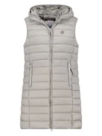 Kamizelki damskie - Geographical Norway Kamizelka pikowana "Vatikotal" w kolorze szarym - miniaturka - grafika 1