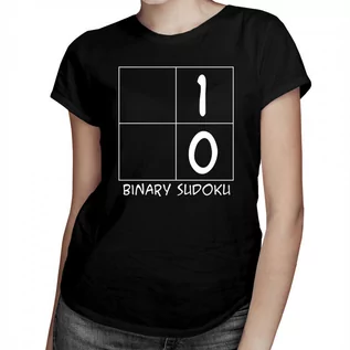 Koszulki męskie - Binary Sudoku - damska koszulka z nadrukiem 8489 - grafika 1