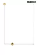 Lampy sufitowe - Lampa wisząca MOOSEE LIBRA 90 IN biała / złota - miniaturka - grafika 1