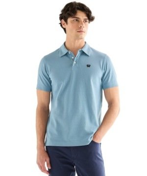 Koszulka Wrangler Polo Shirt 112378448 Captains Blue XL