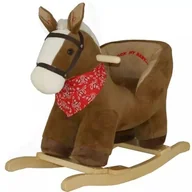 Zabawki na biegunach - Bujak dla dzieci do wnętrz - ciemny brąz - miniaturka - grafika 1