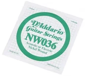 Struny gitarowe  - D'Addario Nickel Wound ball End Single Strings NW036 - miniaturka - grafika 1