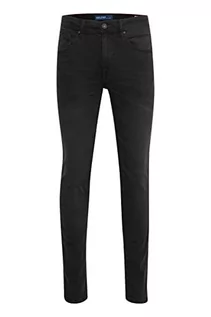 Spodenki męskie - Blend 20703887 męskie spodnie jeansowe z 5 kieszeniami, ze stretchem Jet Fit, slim fit, czarny (Denim Black 76204), 29W / 34L - grafika 1