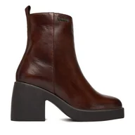 Botki damskie - Botki G-Star Raw CEO-WI34-GAGA-01 Brązowy - miniaturka - grafika 1