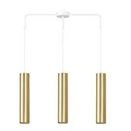 Lampy sufitowe - Emibig Goldi lampa wisząca 3-punktowa biała 458/3 458/3 - miniaturka - grafika 1