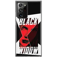 Etui i futerały do telefonów - ERT GROUP etui na telefon Samsung GALAXY NOTE 20 ULTRA, case oryginalny i oficjalnie licencjonowany przez Marvel, wzór Czarna Wdowa 012, optymalnie dopasowane, plecki z TPU - miniaturka - grafika 1