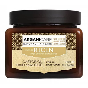 Arganicare Arganicare Castor Oil Maska stymulująca porost włosów 500 ml - Maski do włosów - miniaturka - grafika 1