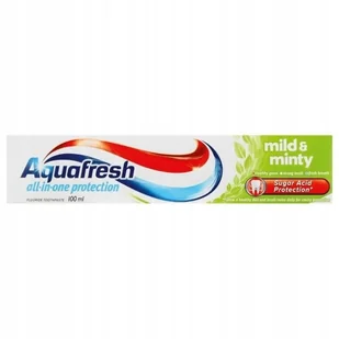 Aquafresh Pasta do Zębów Mild & Minty z Fluorem Delikatna Formuła 100 ml - Pasty do zębów - miniaturka - grafika 1