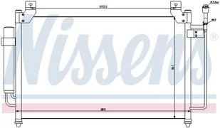 NISSENS CHŁODNICA KLIMATYZACJI 940049 MAZDA CX-7 07 940049 - Chłodnice - miniaturka - grafika 1