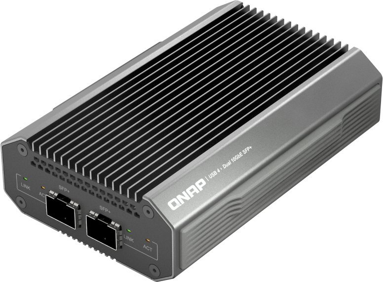 Karta sieciowa Qnap QNAP QNA-UC10G2SF adapter sieciowy USB4 / Thunderbolt 4 10 Gigabit SFP+ x 2