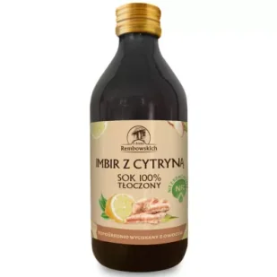 Rembowscy Sok z imbiru z cytryną NFC 250 ml - Soki i napoje niegazowane - miniaturka - grafika 1
