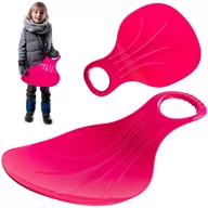 Sanki i ślizgacze - Ślizg plastikowy jabłuszko, różowy - miniaturka - grafika 1