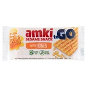 Chałwa - Amki To Go Sezamki Z Miodem 22,5 G - miniaturka - grafika 1