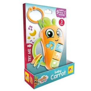 Carotina Baby Zabawka elektroniczna z grzechotką Carotiną Lisciani - Grzechotki dla dzieci - miniaturka - grafika 1