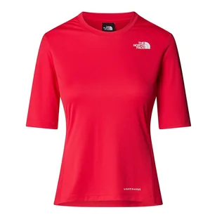 Koszulka damska The North Face Shadow 0A87TW6IE1 - czerwona - Koszulki sportowe damskie - miniaturka - grafika 1