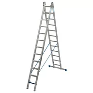 Rusztowania - Drabina rozstawno-przystawna stopnie/szczeble 2x12 131645 - miniaturka - grafika 1