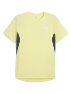 Koszulki sportowe męskie - Puma Koszulka "Velocity" w kolorze żółtym do biegania - miniaturka - grafika 1