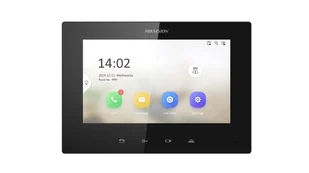 Hikvision DS-KH6220-LE1 wideodomofon 17,8 cm (7") Czarny - Wideodomofony - miniaturka - grafika 1