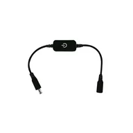 Akcesoria do oświetlenia - Włącznik dotykowy ze ściemniaczem czarny 12-24 V IP20 Goldlux - miniaturka - grafika 1