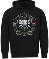 Bluzy męskie - BLUZA MĘSKA Z KAPTUREM WIEDŻMIN WITCHER PREZENT NADRUK M - miniaturka - grafika 1