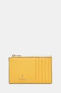 Portfele - Furla portfel skórzany damski kolor żółty WP00310 HSF000 CRE00 - miniaturka - grafika 1