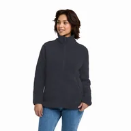 Kurtki damskie - Damska kurtka polarowa Jack Wolfskin HIGH CURL JKT W dark navy - XS - miniaturka - grafika 1