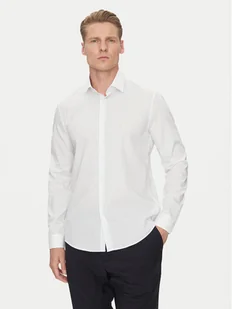 Calvin Klein Koszula K10K112743 Biały Extra Slim Fit - Koszule męskie - miniaturka - grafika 1