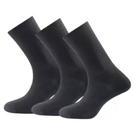 Skarpetki sportowe męskie - DEVOLD Daily Medium Sock 3-Pack black EU 41-46 - miniaturka - grafika 1