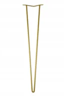 Meble modułowe i akcesoria - Noga metalowa Hairpin Original Złota 62 cm Złota - miniaturka - grafika 1