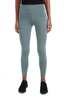 Legginsy - DeFacto Legginsy z wysokim stanem dla kobiet – sportowe legginsy dla kobiet (zielone, M), zielony, M - miniaturka - grafika 1
