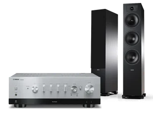 Yamaha R-N1000A (srebrny) + Tesi 6 (czarny) - Zestawy stereo - miniaturka - grafika 1