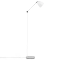 Lampy stojące - Beliani Lampa stojąca biała 165 cm CHANZA - miniaturka - grafika 1