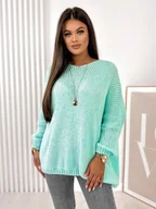Swetry damskie - SWETER VARMO MIĘTOWY UNI - Ubra - miniaturka - grafika 1