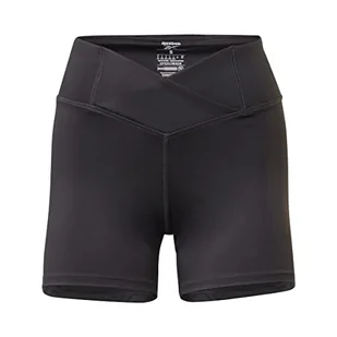 Reebok Damskie szorty do treningu podstawowe, czarne, 2XL, Nocna czerń, XXL - Spodenki damskie - miniaturka - grafika 1
