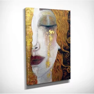 Reprodukcja obrazu na płótnie Gustav Klimt Golden Tears, 30x40 cm - Obrazy i zdjęcia na płótnie - miniaturka - grafika 1