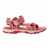 Buty dla dziewczynek - Sandały dziecięce Jack Wolfskin SEVEN SEAS 3 K soft pink - 32 - miniaturka - grafika 1