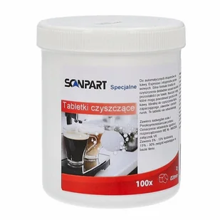 SCANPART - Specjalne tabletki czyszczące 100x2g - Akcesoria i części do ekspresów do kawy - miniaturka - grafika 1