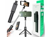 Selfie stick - KIJEK DO SELFIE STICK STATYW DO TELEFONU Z PILOTEM BLUETOOTH UCHWYT - miniaturka - grafika 1