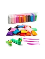 Masy plastyczne - Piankolina sensoryczna, magiczna plastelina 12 kol - miniaturka - grafika 1