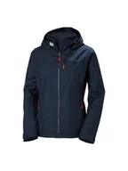 Kurtki damskie - Kurtka damska HELLY HANSEN W Crew Hooded Midl Jacket 2.0 granatowa S - miniaturka - grafika 1