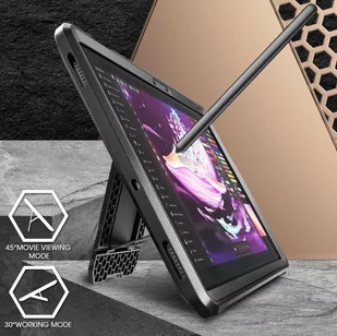 Oryginalne Etui SAMSUNG GALAXY TAB S9 Supcase Unicorn Beetle Pro czarne - Etui do tabletów - miniaturka - grafika 2