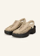Sandały damskie - Keen Sandały Trekkingowe Uneek beige - miniaturka - grafika 1
