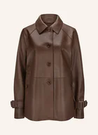 Moda i Uroda OUTLET - Milestone Kurtka Skórzana Msblaine braun - miniaturka - grafika 1