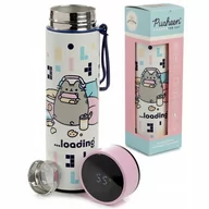 Shakery i bidony sportowe - Pusheen Gaming butelka z termometrem 450ml - miniaturka - grafika 1