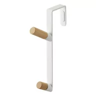 Wieszaki i stojaki - Biały metalowy wieszak na drzwi 1,5 cm Tower – YAMAZAKI - miniaturka - grafika 1